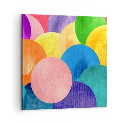 Cuadro sobre lienzo - Impresión de Imagen - La plenitud original de la vida - 60x60 cm