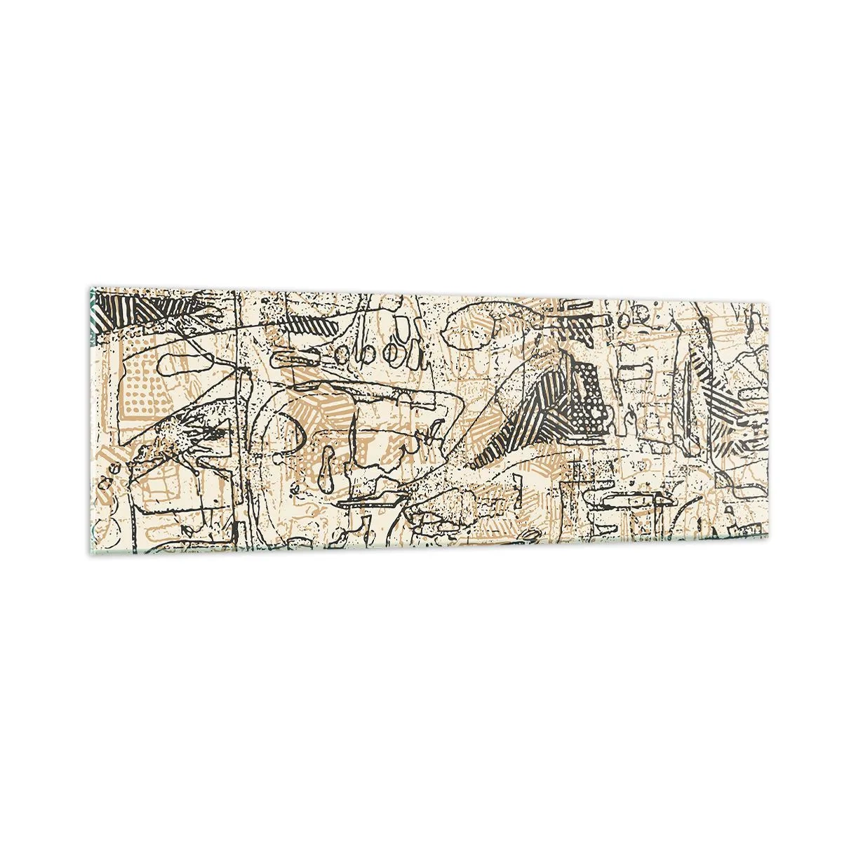 Cuadro sobre vidrio - Impresiones sobre Vidrio - A la espera de ser descifrado - 90x30 cm