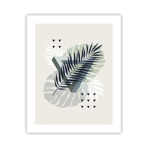Póster - Naturaleza y geometría - 40x50 cm