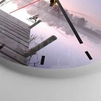 Esfera sin numeración, con rayas