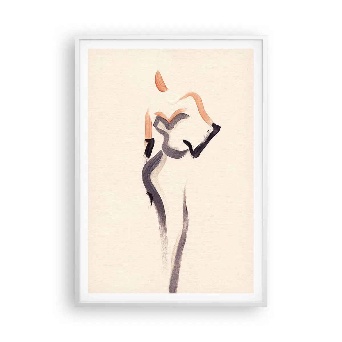 Póster en marco blanco - De los años dorados de Hollywood - 70x100 cm