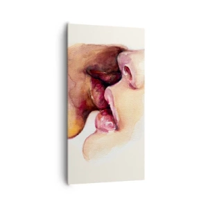 Cuadro sobre lienzo - Impresión de Imagen - Como la noche y el día, la tierra y el cielo - 65x120 cm