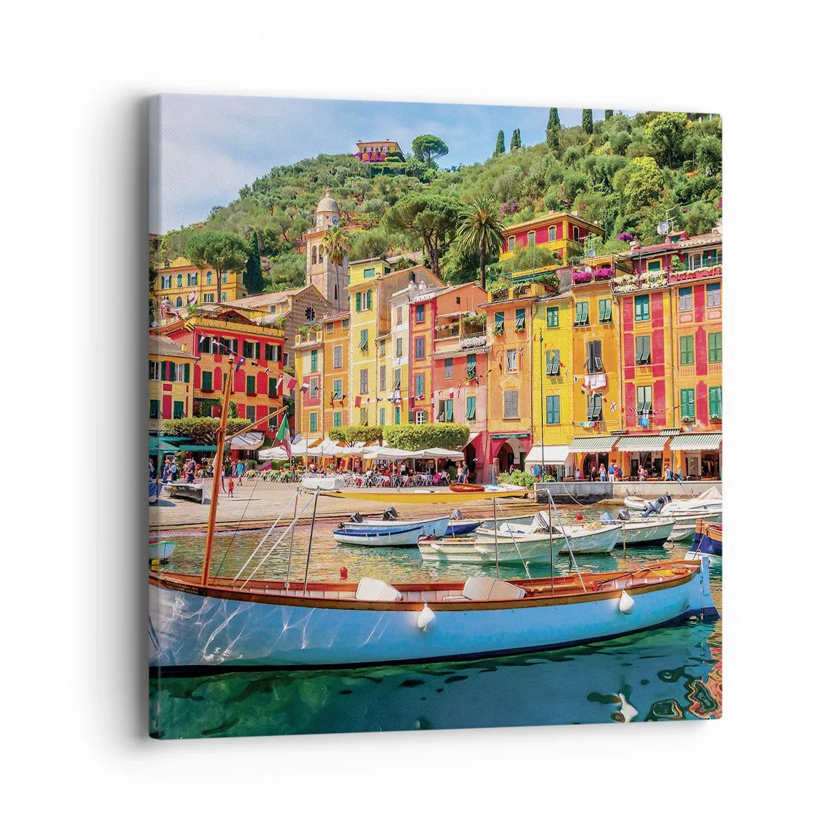 Cuadro sobre lienzo - Impresión de Imagen - Mañanas italianas - 40x40 cm