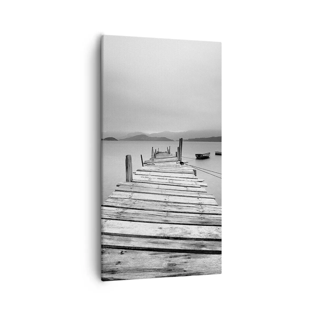 Cuadro sobre lienzo - Impresión de Imagen - Más allá de las montañas, más allá de los mares - 55x100 cm