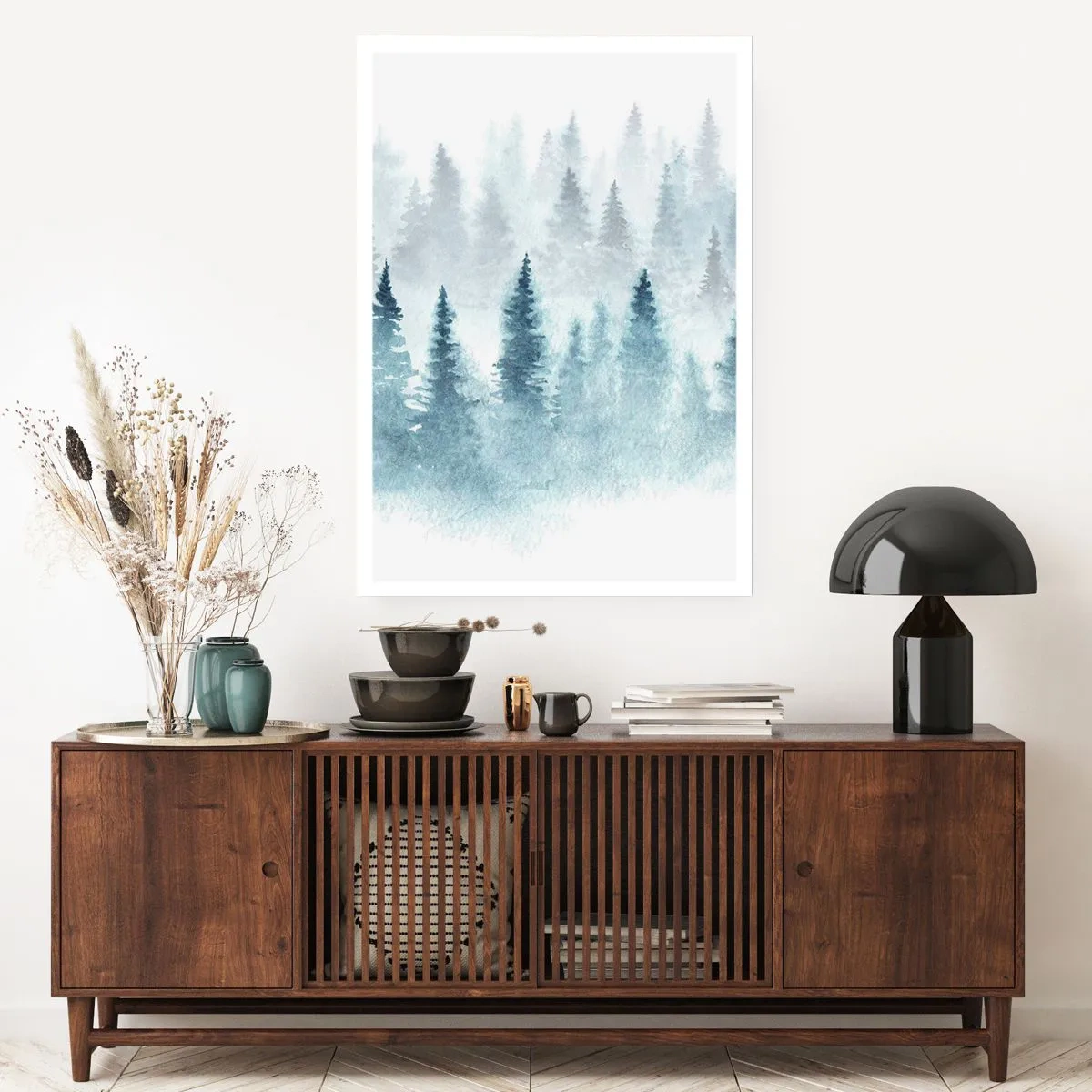 Póster - Envuelto en la niebla - 40x50 cm