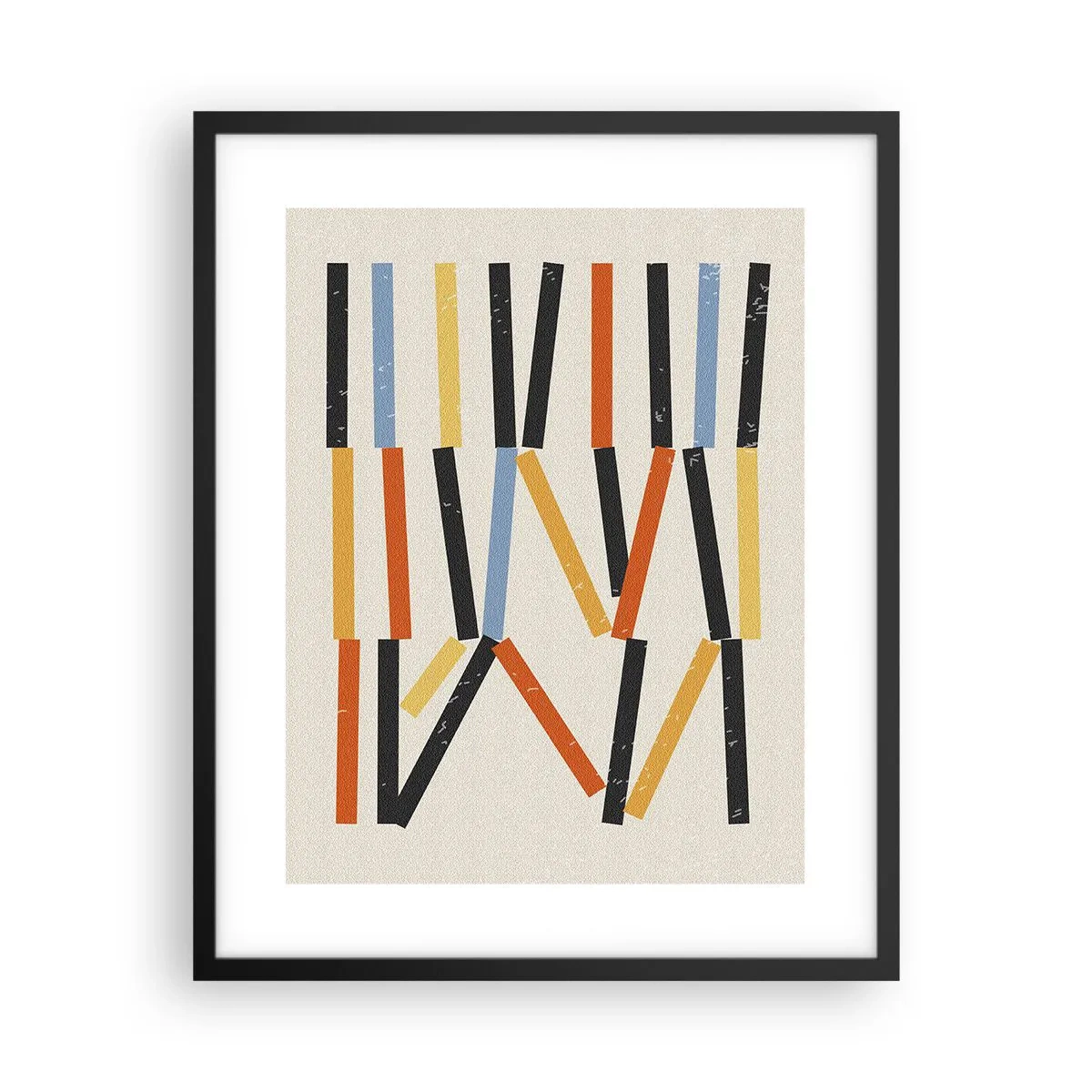 Póster en marco negro - Composición horizontal - 40x50 cm