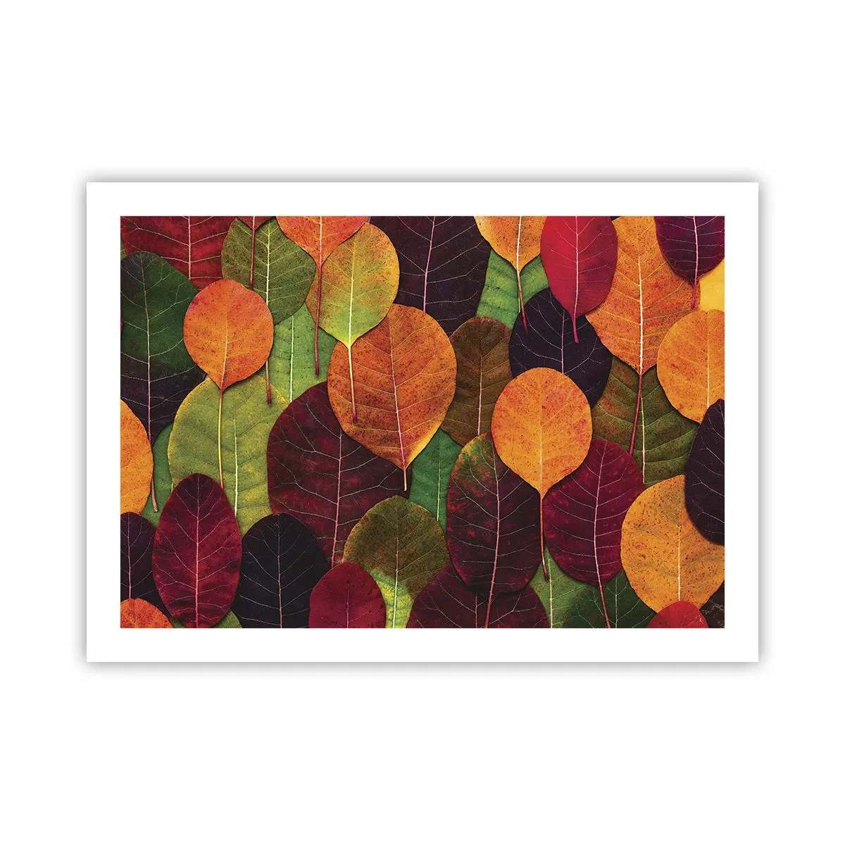 Póster - Mosaico de otoño - 70x50 cm