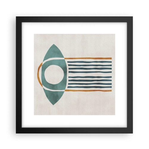 Póster en marco negro - Signos y rituales - 30x30 cm