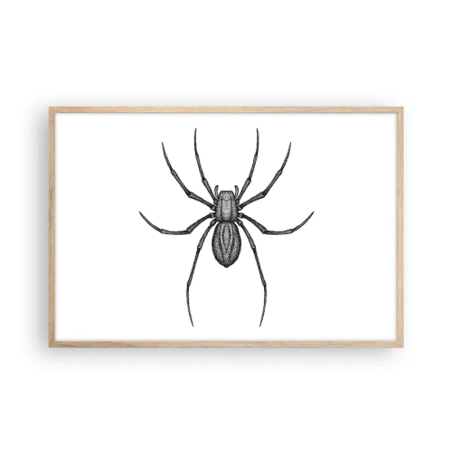 Póster en marco roble claro - Precisión inquietante - 91x61 cm