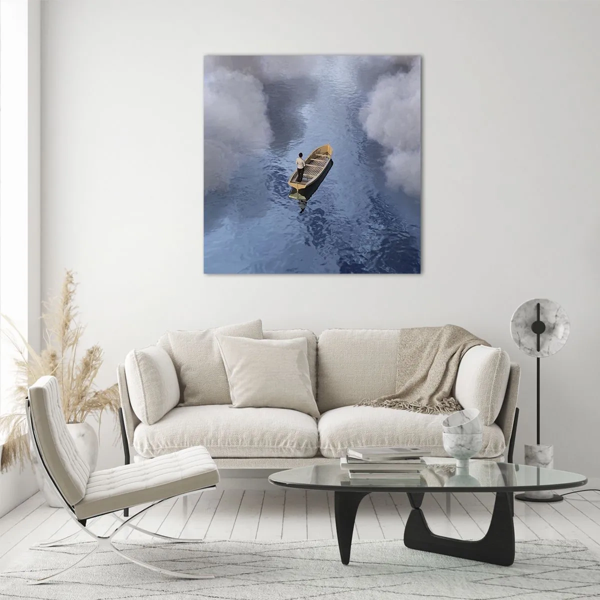 Cuadro sobre vidrio - Impresiones sobre Vidrio - La vida - el viaje - lo desconocido - 70x70 cm