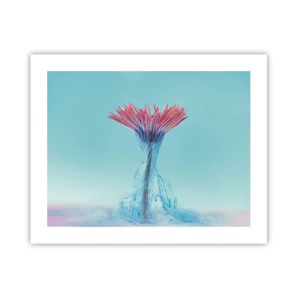 Póster - En un abrazo vigorizante - 50x40 cm