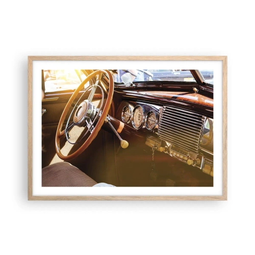 Póster en marco roble claro - Un soplo de lujo del pasado - 70x50 cm
