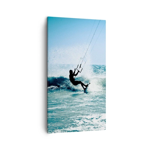 Cuadro sobre lienzo - Impresión de Imagen - Déjate llevar - 45x80 cm
