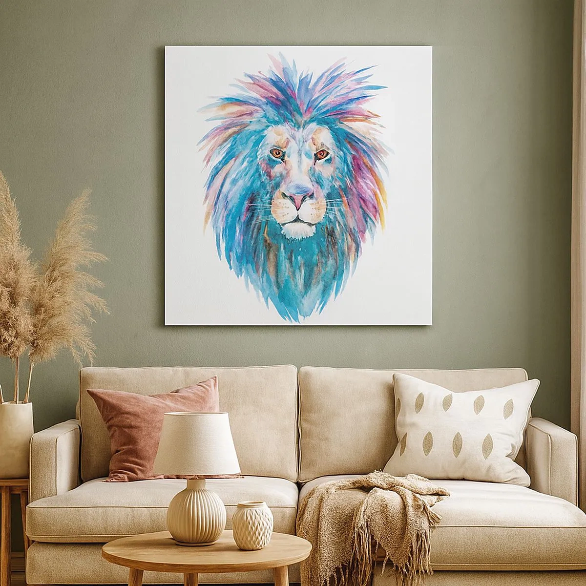 Cuadro sobre lienzo - Impresión de Imagen - Aura electrizante - 30x30 cm