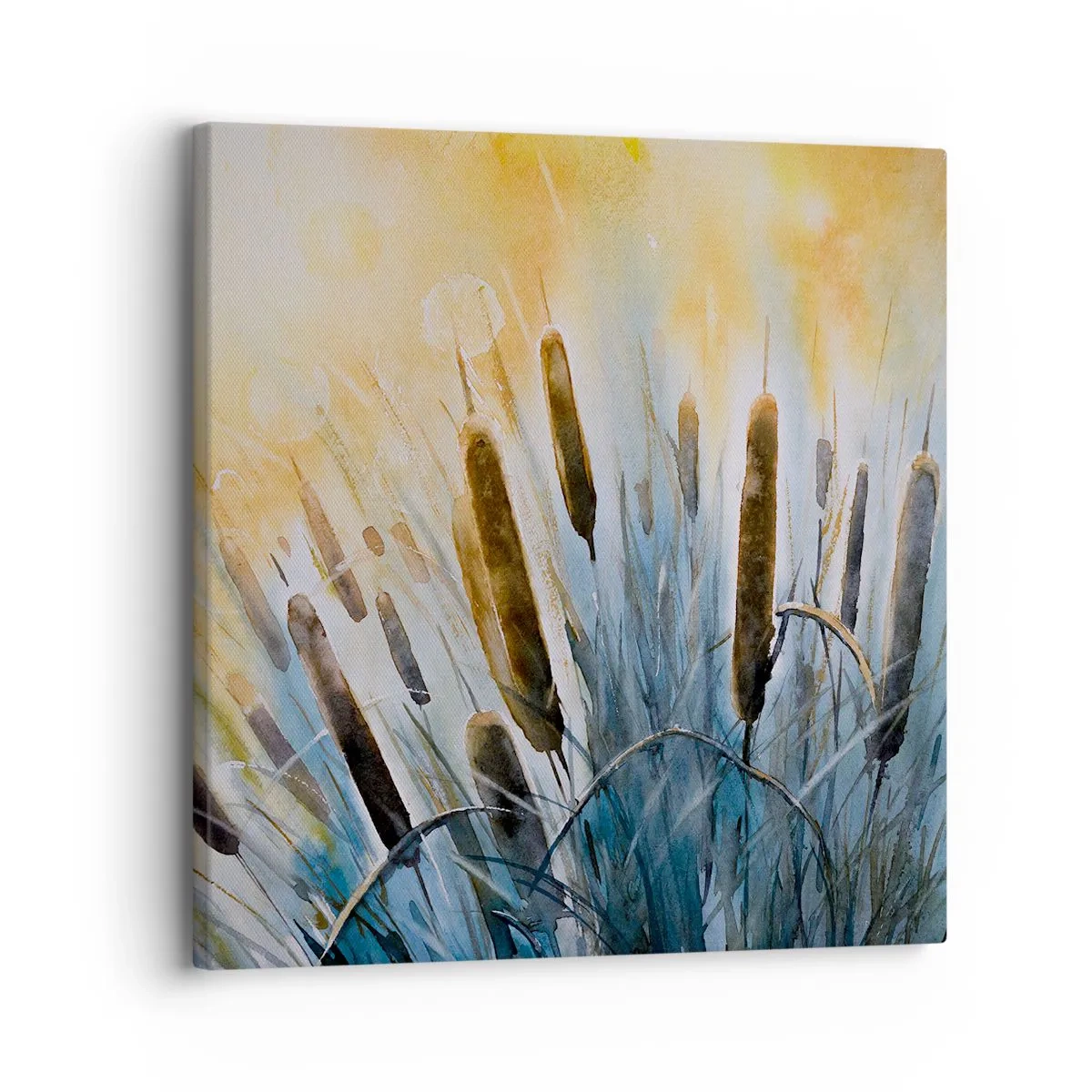 Cuadro sobre lienzo - Impresión de Imagen - El frío del agua, el calor del sol - 30x30 cm