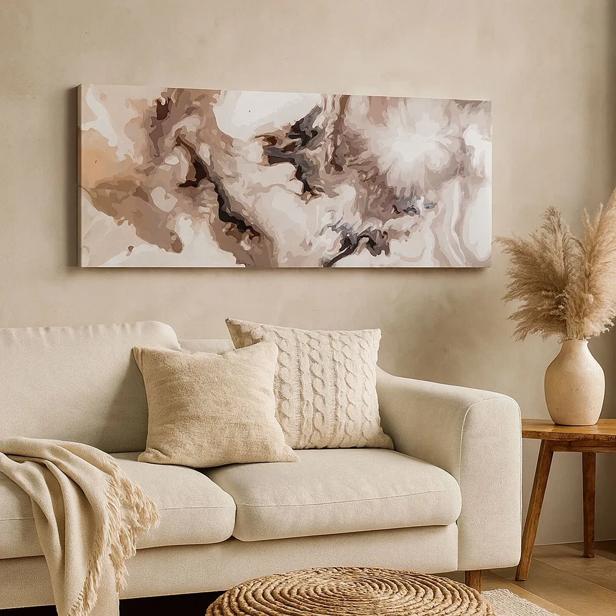 Cuadro sobre lienzo - Impresión de Imagen - El nacimiento de una galaxia - 100x40 cm