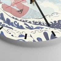 Esfera sin numeración, con rayas