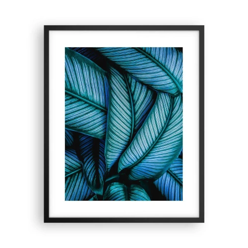 Póster en marco negro - Líneas de vida - 40x50 cm