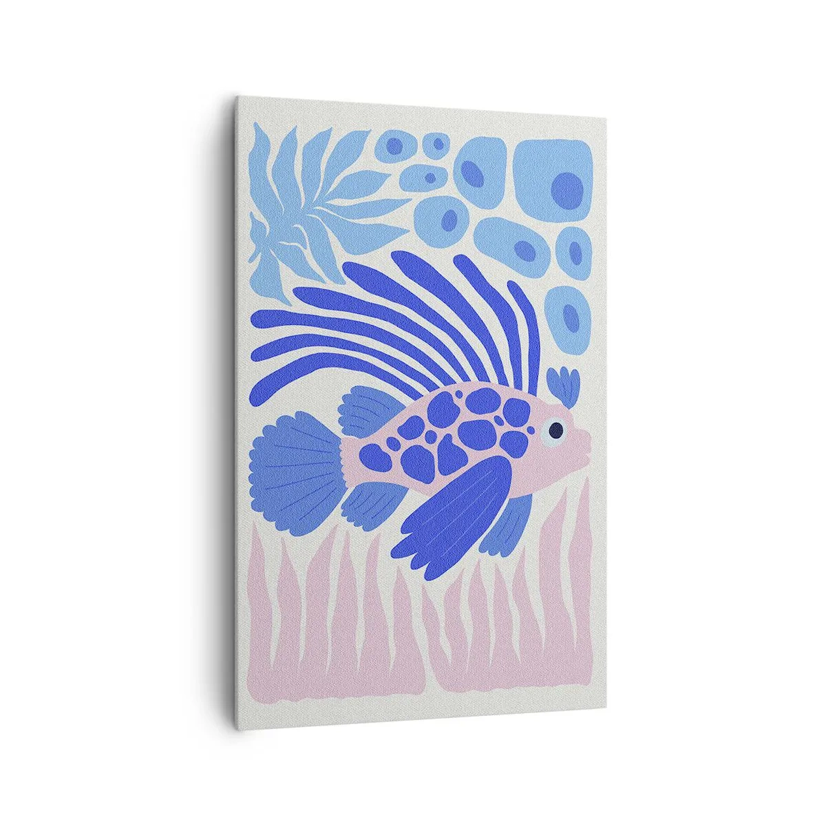 Cuadro sobre lienzo - Impresión de Imagen - En su mundo - 80x120 cm