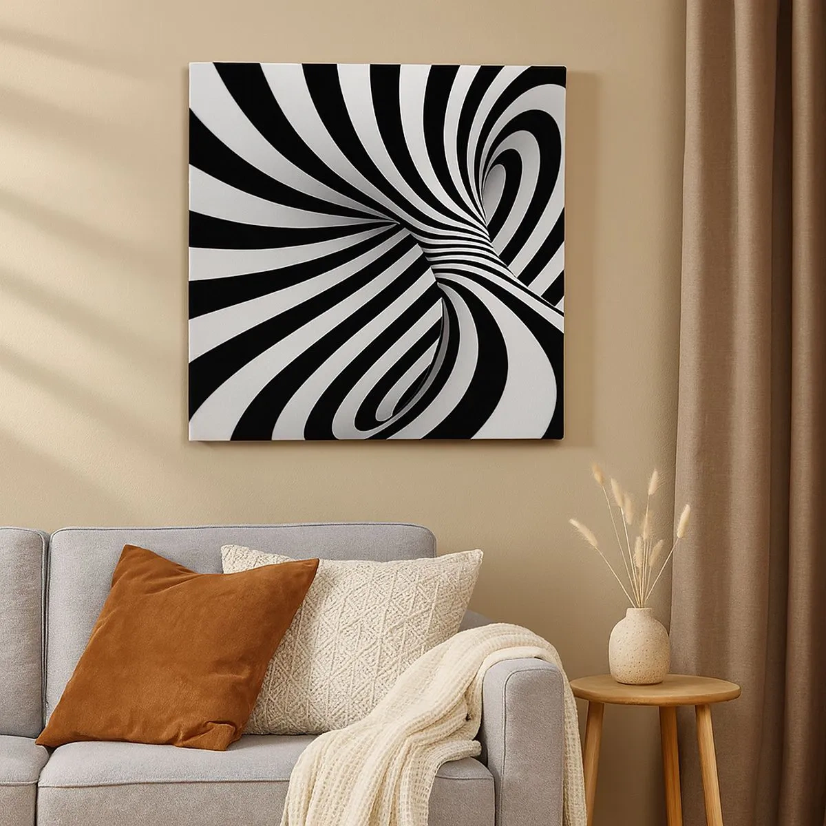 Cuadro sobre lienzo - Impresión de Imagen - Composición: espacio de baile - 30x30 cm