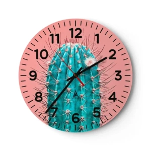 Reloj de pared - Reloj de vidrio - Se mira, pero no se toca - 30x30 cm