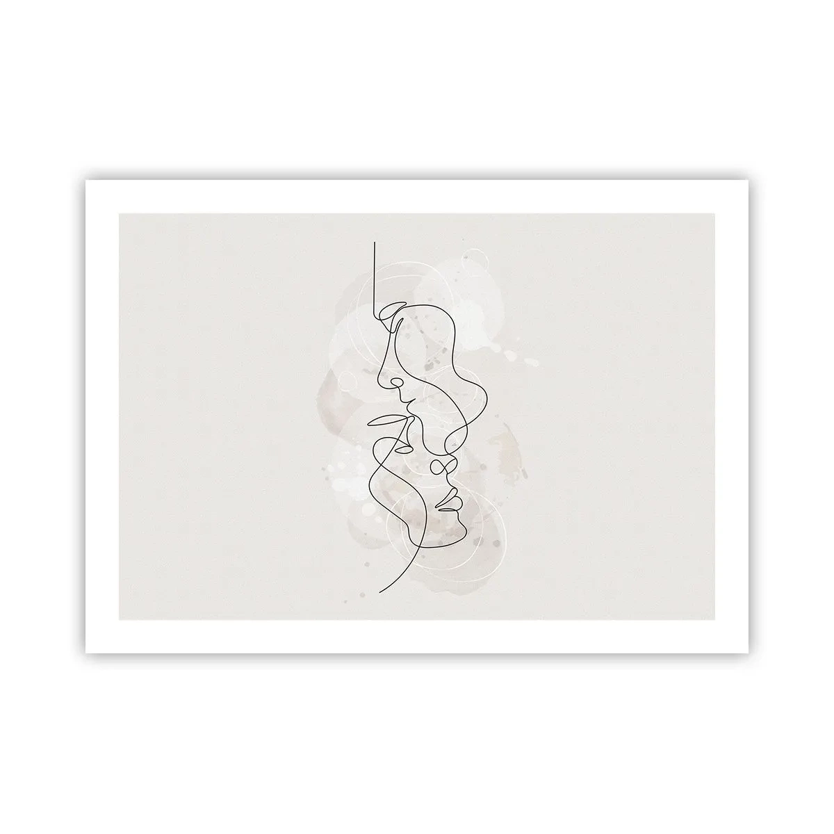 Póster - En un abrazo - 70x50 cm