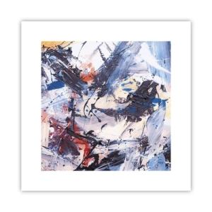 Póster - Danza loca de la abstracción - 30x30 cm