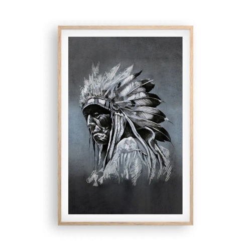 Póster en marco roble claro - Regreso a las raíces - 61x91 cm