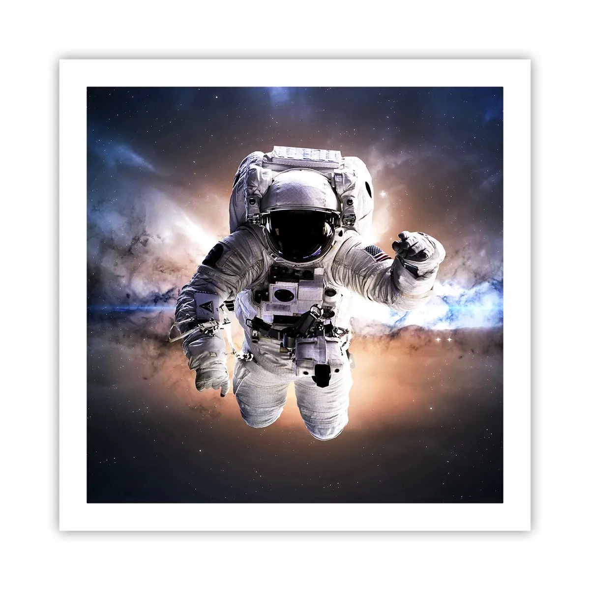 Póster - Saludos desde el espacio exterior - 60x60 cm