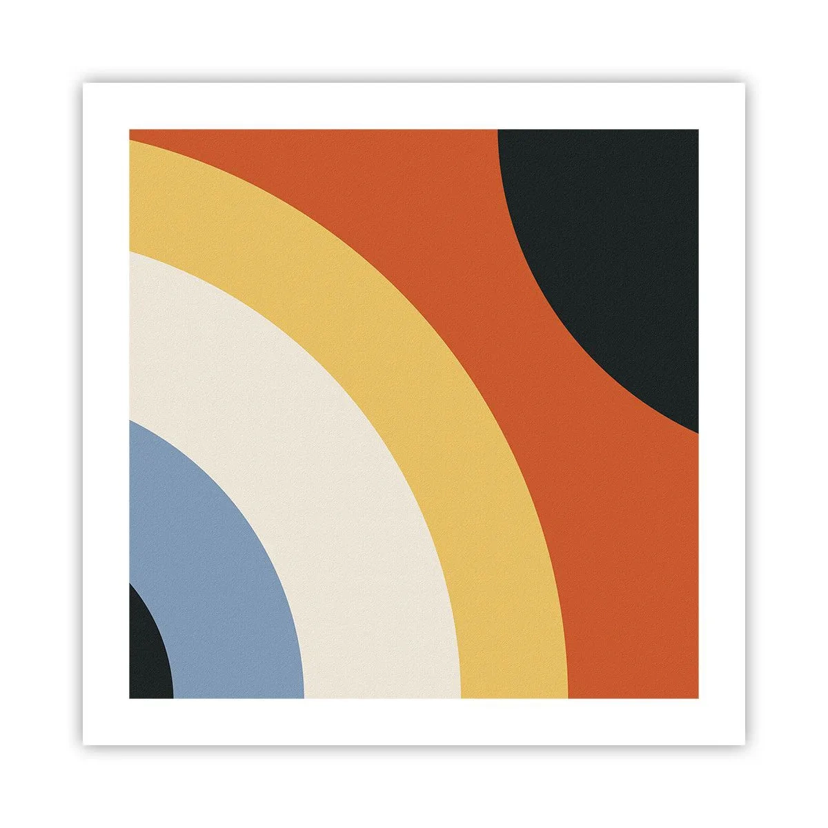 Póster - Círculo sobre círculo - 50x50 cm