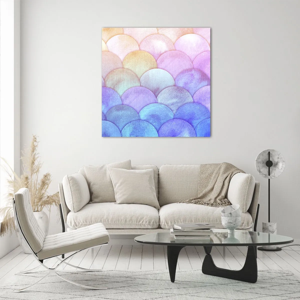 Cuadro sobre vidrio - Impresiones sobre Vidrio - Concha de perla - 60x60 cm