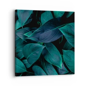 Cuadro sobre lienzo - Impresión de Imagen - El propio verde - 30x30 cm