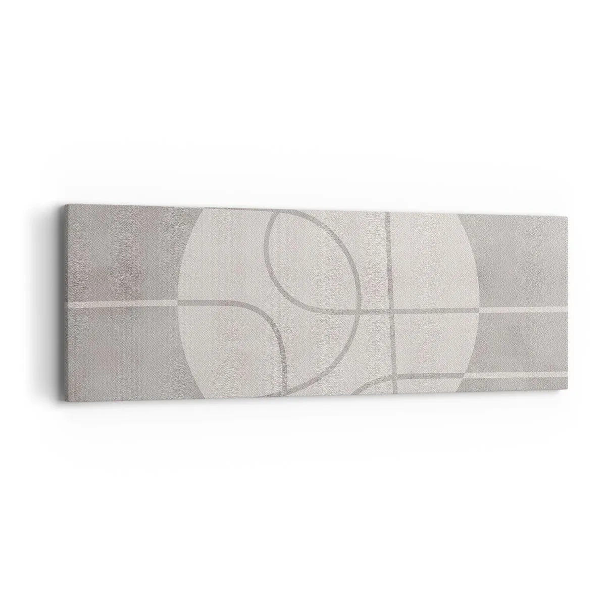 Cuadro sobre lienzo - Impresión de Imagen - Circular y rectilíneo - 90x30 cm