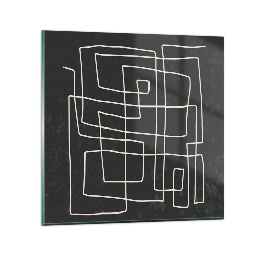 Cuadro sobre vidrio - Impresiones sobre Vidrio - No es tan sencillo - 70x70 cm