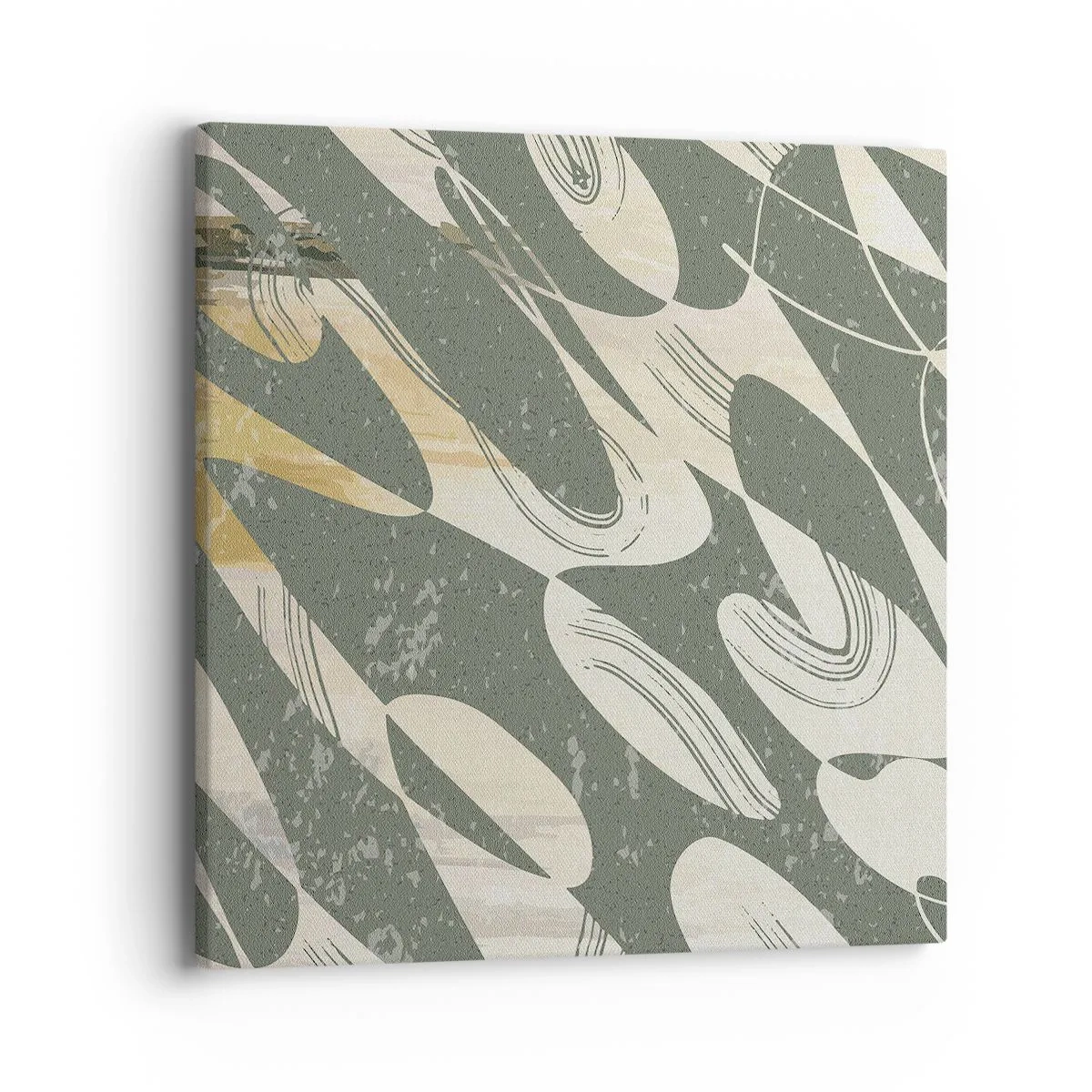 Cuadro sobre lienzo - Impresión de Imagen - Abstracción rítmica - 40x40 cm