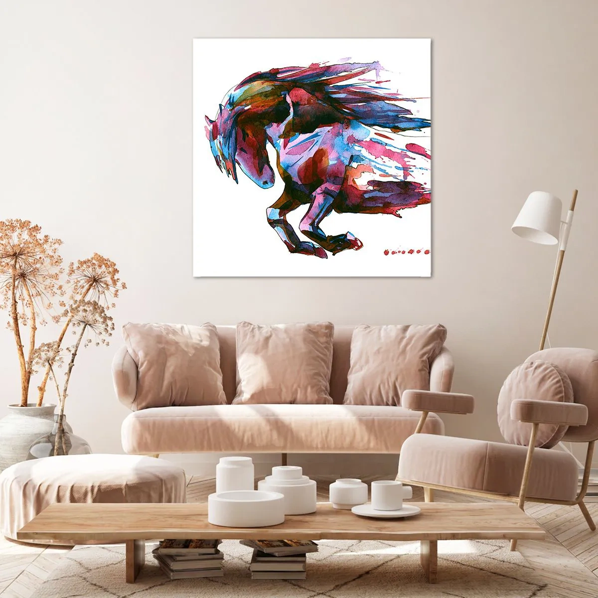 Cuadro sobre lienzo - Impresión de Imagen - En éxtasis - 50x50 cm