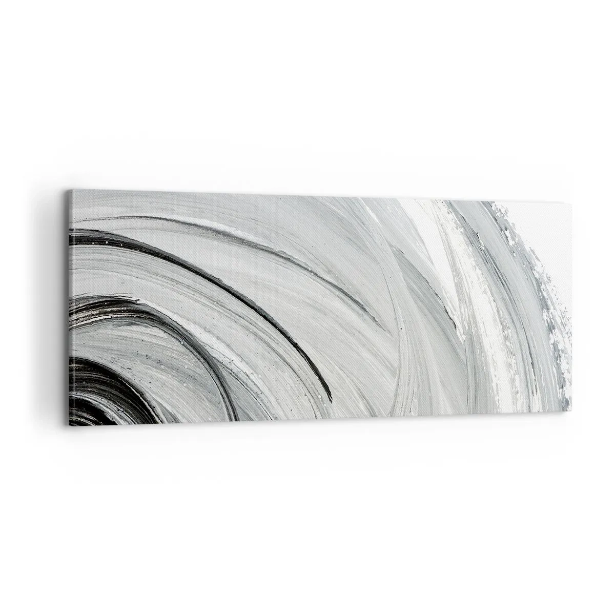 Cuadro sobre lienzo - Impresión de Imagen - Composición orbital - 100x40 cm