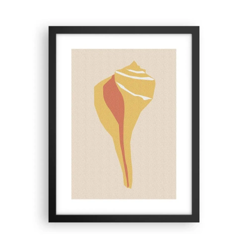 Póster en marco negro - Abstracción orgánica - crecimiento - 30x40 cm