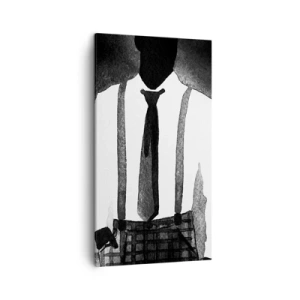 Cuadro sobre lienzo - Impresión de Imagen - En un ambiente noir - 45x80 cm