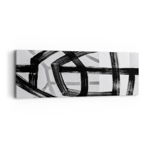 Cuadro sobre lienzo - Impresión de Imagen - Construir profundidad - 90x30 cm