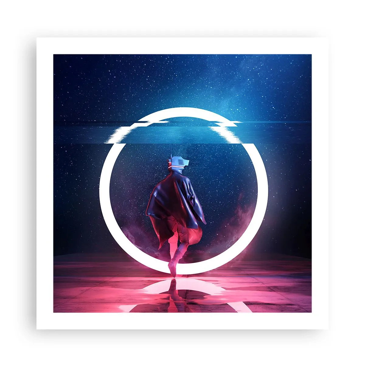 Póster - Entre mundos - 60x60 cm