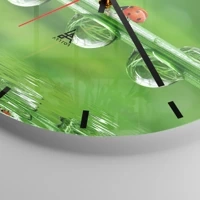 Esfera sin numeración, con rayas