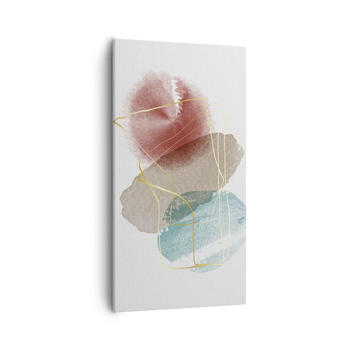 Cuadro sobre lienzo - Impresión de Imagen - Abstracción coral del espacio - 55x100 cm