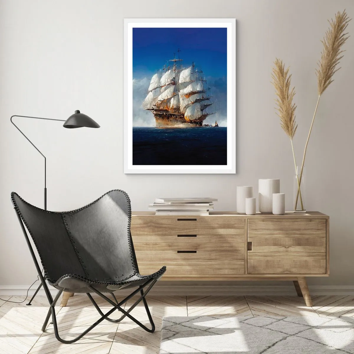 Póster en marco blanco - La gran gloria - 40x50 cm