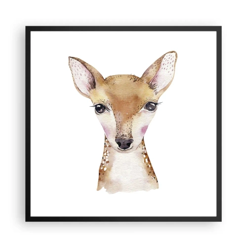 Póster en marco negro - La naturaleza de la inocencia - 60x60 cm