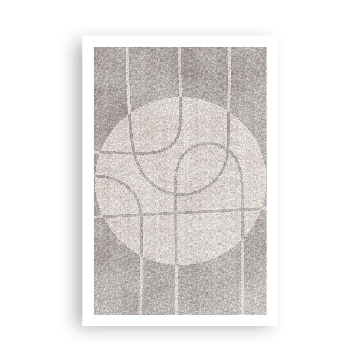 Póster - Circular y rectilíneo - 61x91 cm