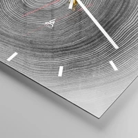 Esfera sin numeración, con rayas