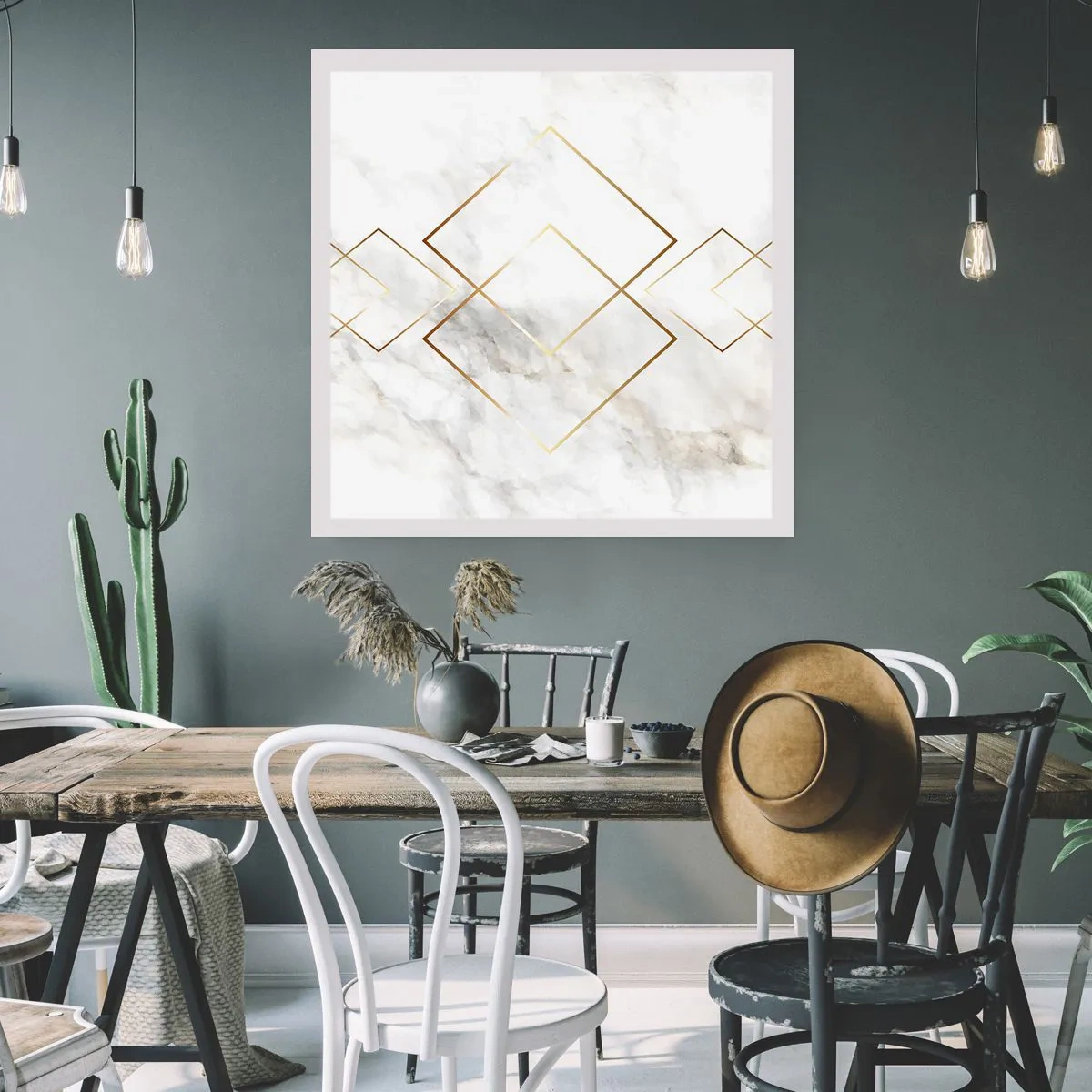 Póster - Una vista al infinito - 40x40 cm