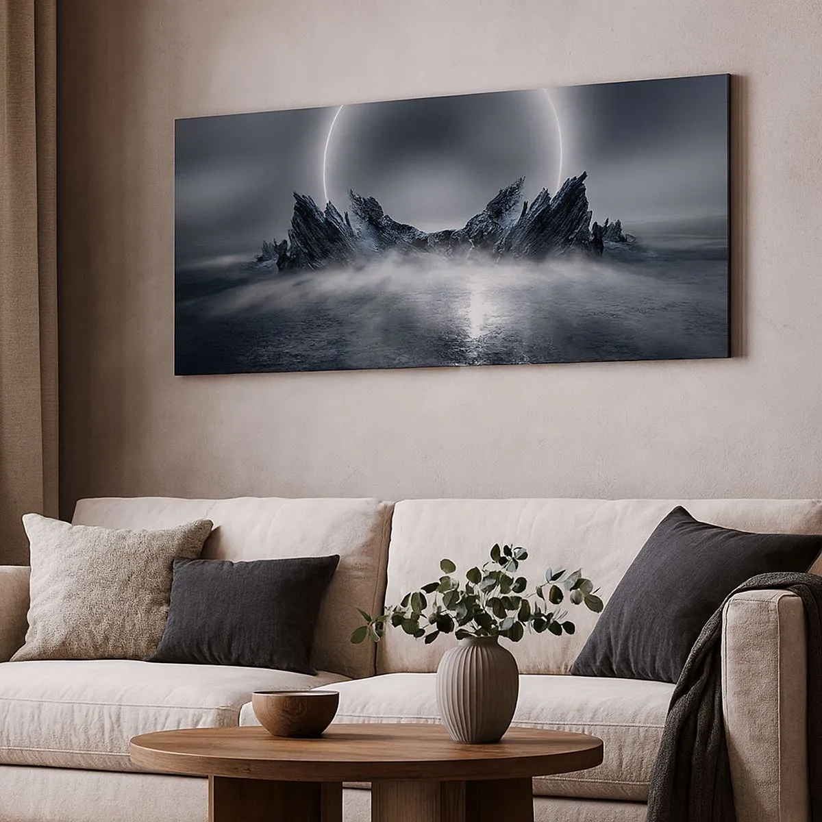 Cuadro sobre lienzo - Impresión de Imagen - El final del cuento - 100x40 cm