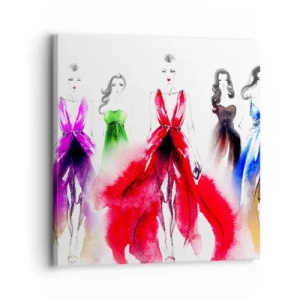 Cuadro sobre lienzo - Impresión de Imagen - Momento elegante - 30x30 cm